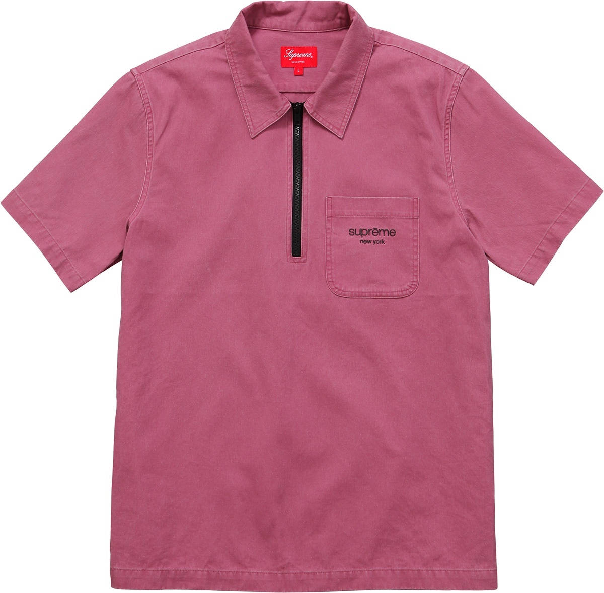 Twill Half Zip Shirt view 2